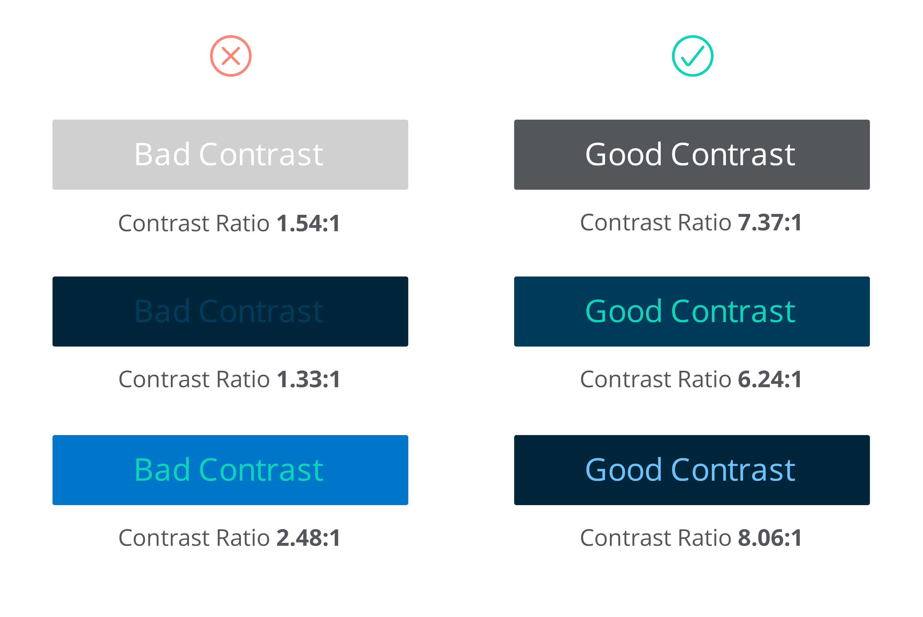 color contrast examples
